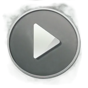 White Play Button Outline Png 37 PNG Image