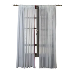 White Pleated Curtains Png 83 PNG Image