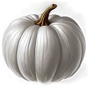 White Pumpkin Illustration Png Epf43 PNG Image