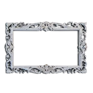 White Rectangle Frame Png Jru PNG Image