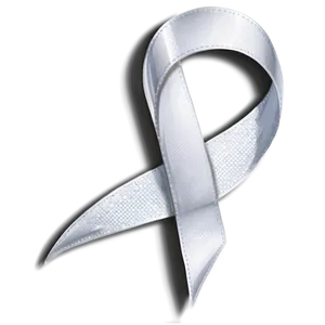 White Ribbon B PNG Image