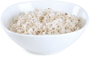 White Ricein Bowl PNG Image