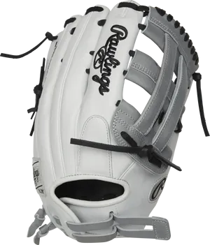 White Softball Glove Rawlings PNG Image