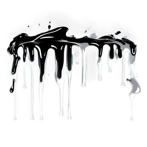 White Spray Paint Drip Png 18 PNG Image