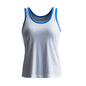 White Tank Top C PNG Image