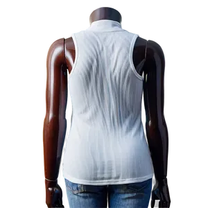 White Tank Top With Side Slits Png 39 PNG Image