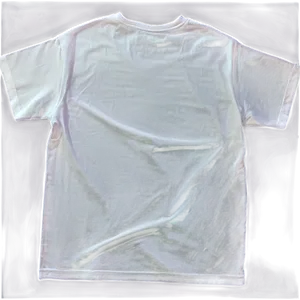 White Tee Back View Png Uko73 PNG Image