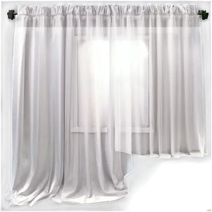 White Transparent Curtains Png Okm PNG Image