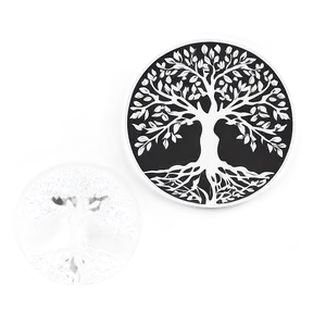 White Tree Of Life Logo Png 3 PNG Image