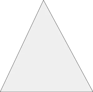 White Triangle Dark Background.png PNG Image