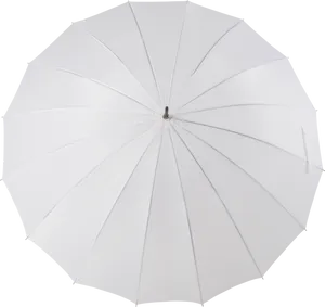 White Umbrella Black Background PNG Image