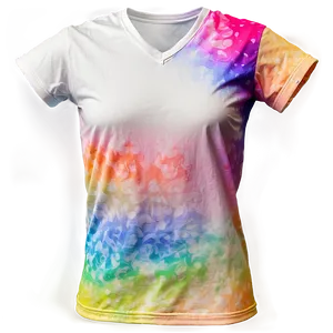 White V-neck Tee Png Adi14 PNG Image