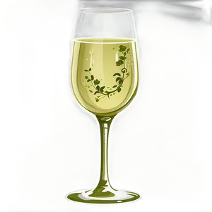 White Wine Festive Toast Png Lyn PNG Image