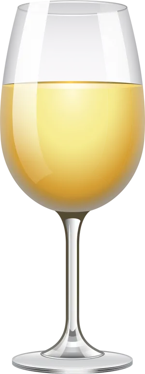 White Wine Glass Vector Illustration.jpg PNG Image