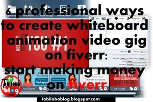 Whiteboard Animation Gig Fiverr Promotion PNG Image