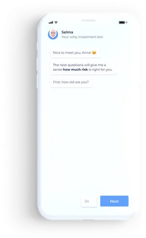 Whitei Phone Chatbot Interface PNG Image