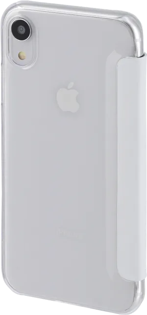 Whitei Phonewith Clear Case PNG Image