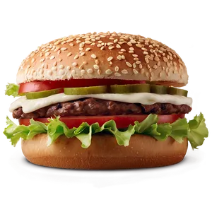 Whopper No Bun Png Tah29 PNG Image