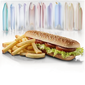 Whopper With Fries Png 06132024 PNG Image