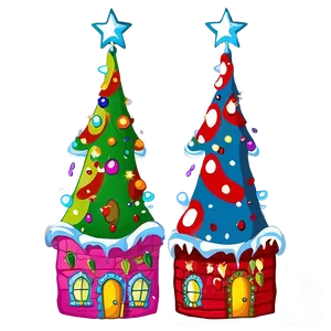 Whoville Festive Background Png 73 PNG Image