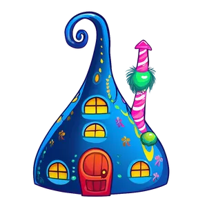 Whoville Houses Clipart Png 93 PNG Image