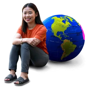 Wifey With Globe Traveler Png Xdx PNG Image