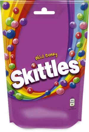 Wild Berry Skittles Package PNG Image