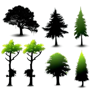 Wild Forest Silhouette Png Hmu PNG Image