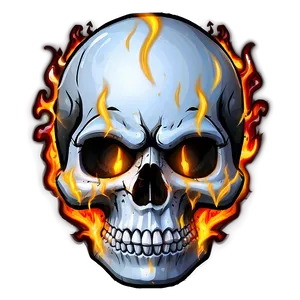 Wildfire Skull Icon Png Lcu7 PNG Image