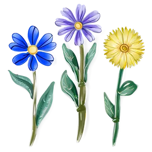 Wildflower Garden Delight Png Aun13 PNG Image