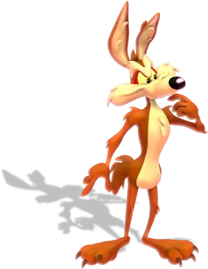 Wile E Coyote Standing Animation PNG Image