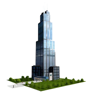 Willis Tower Architectural Design Png Tyc PNG Image