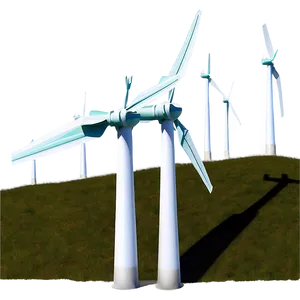 Wind Energy Turbine Png Oqg PNG Image