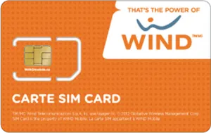 Wind S I M Card Branding PNG Image