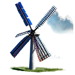 Windmill On Mountain Top Png 40 PNG Image