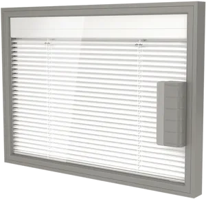 Window Blindwith Control Unit PNG Image