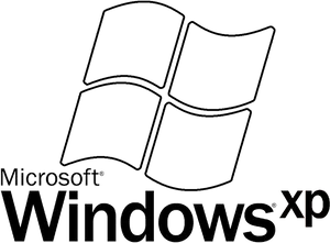 Windows_ X P_ Logo_ Outline PNG Image