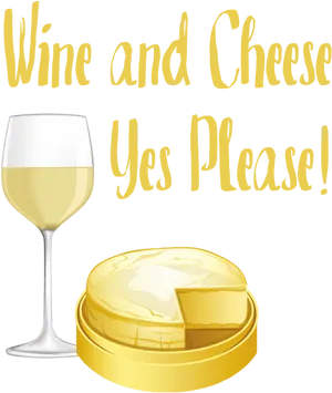 Wineand Cheese Invitation PNG