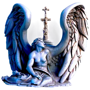 Winged Angel Monument Png Ngm PNG Image