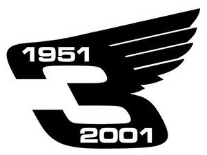 Winged Number3 Graphic PNG Image