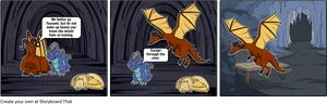 Wings Of Fire_ Cave Escape_ Storyboard PNG Image