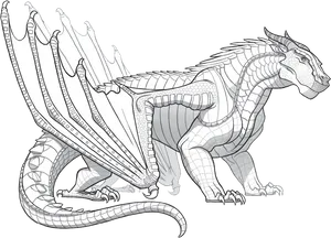 Wings_of_ Fire_ Dragon_ Illustration PNG Image