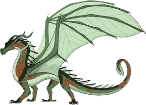 Wings_of_ Fire_ Dragon_ Illustration PNG Image