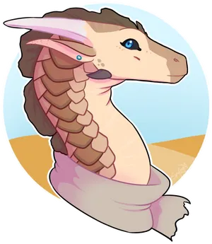 Wings Of Fire_ Dragon_ Portrait PNG Image