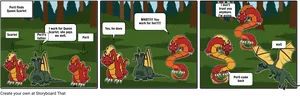 Wings Of Fire_ Peril And Scarlet Encounter PNG Image