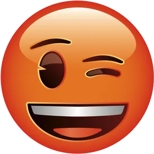 Winking Face Emoji.png PNG Image