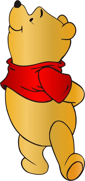 Winnie The Pooh Classic Illustration PNG Image