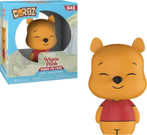 Winnie The Pooh Vinyl Figure Dorbz Packaging PNG Image