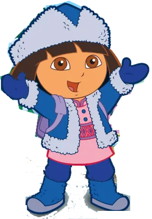 Winter Adventure Dorathe Explorer PNG Image