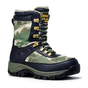 Winter Army Snow Boots Png Ctk72 PNG Image